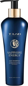 Шампунь для сили волосся та ефекту анти-ейдж T-LAB Professional Sapphire Energy Shampoo 300 мл 00-00024070 фото