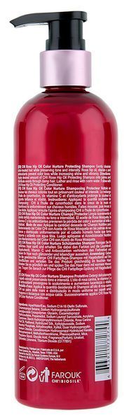 Шампунь для фарбованого волосся CHI Rose Hip Oil Color Nurture Protecting Shampoo 340 мл 00-00011500 фото