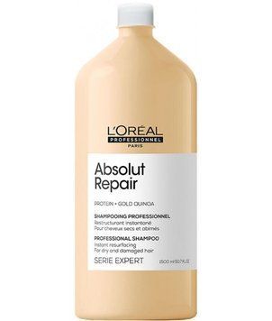 Шампунь для восстановления поврежденных волос Loreal Professionnel Absolut Repair Shampoo 1500 мл 00-00017124 фото