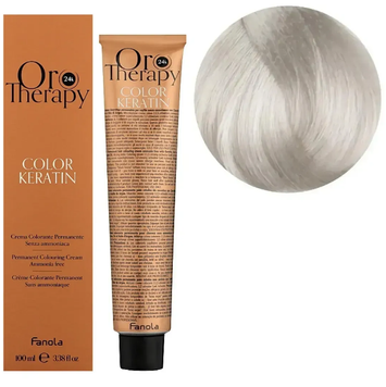 Крем-краска безаммиачная для волос Fanola Oro Therapy №11/1 Superlight platinum blonde ash 100 мл 00-00003068 фото