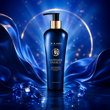 Шампунь для сили волосся та ефекту анти-ейдж T-LAB Professional Sapphire Energy Shampoo 300 мл 00-00024070 фото