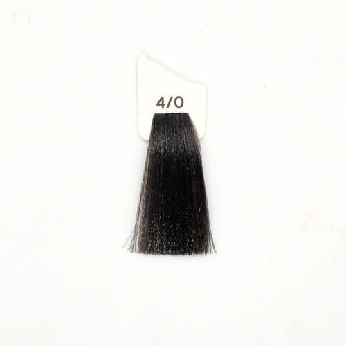 Крем-фарба аміачна для волосся Inebrya Сolor №4/0 Chestnut 100 мл 00-00021427 фото