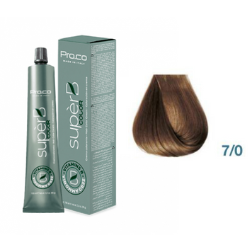 Фарба для волосся безаміачна Pro.Color Super B Hair Color Cream №7.0 Natural Blond 100 мл 00-00021243 фото