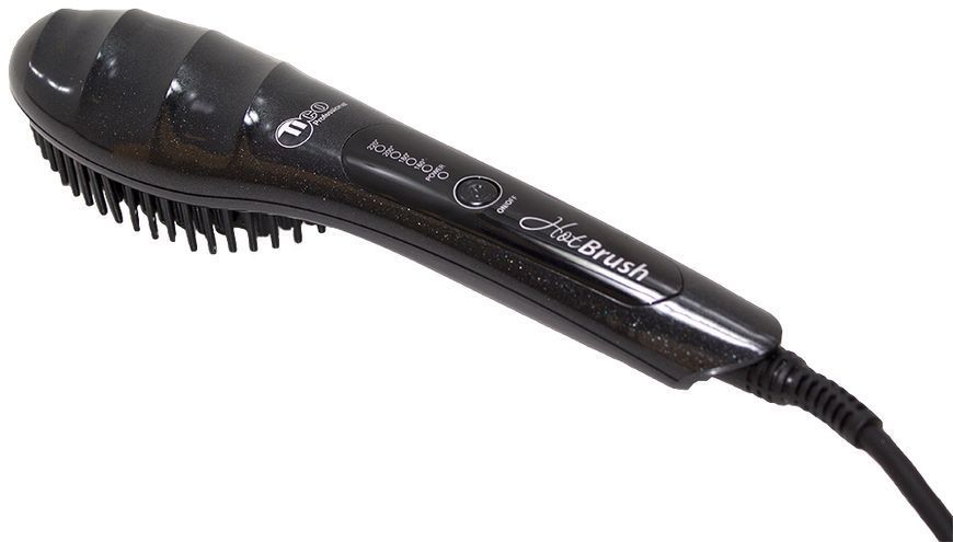 Термощітка для вирівнювання волосся Tico Professional Hot Brush чорна 00-00006971 фото