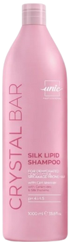 Шампунь для чутливого до ламкості волосся Unic Crystal Bar Silk Lipid 1000 мл 00-00026617 фото