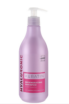 Шампунь для ламкого та пошкодженого волосся Unic Hyaluronic Keratin Regenerating Shampoo 500 мл 00-00024329 фото