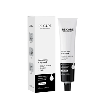 Маска глиняна балансувальна для обличчя Re.Care Balancing Clay Mask 45 мл 00-00027536 фото