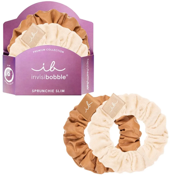Резинка-браслет для волос Invisibobble Sprunchie Slim Creme de Caramel 00-00024237 фото