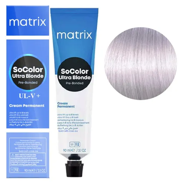 Крем-краска Matrix SoColor Pre-Bonded Cream Permanent №UL-V+ Перламутровый 90 мл 00-00027324 фото