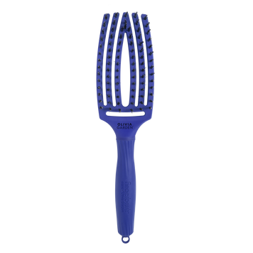Щетка для волос Olivia Garden FingerBrush Care Iconic Boar&Nylon Blue Jeans 00-00025332 фото
