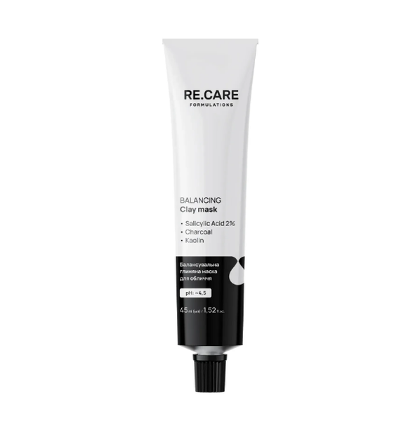 Маска глиняна балансувальна для обличчя Re.Care Balancing Clay Mask 45 мл 00-00027536 фото