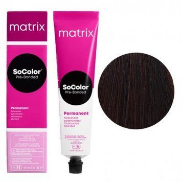 Крем - краска для волос Matrix Socolor Beauty №4MA Шатен мокка пепельный 90 мл 00-00012122 фото