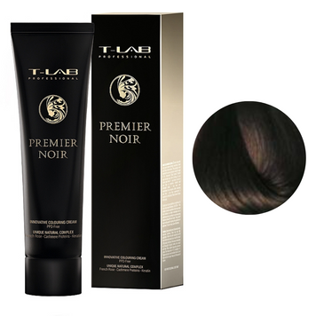 Крем-фарба для волосся T-Lab Premier Noir Colouring Cream №3.0 Natural Dark Brown 100 мл 00-00023407 фото