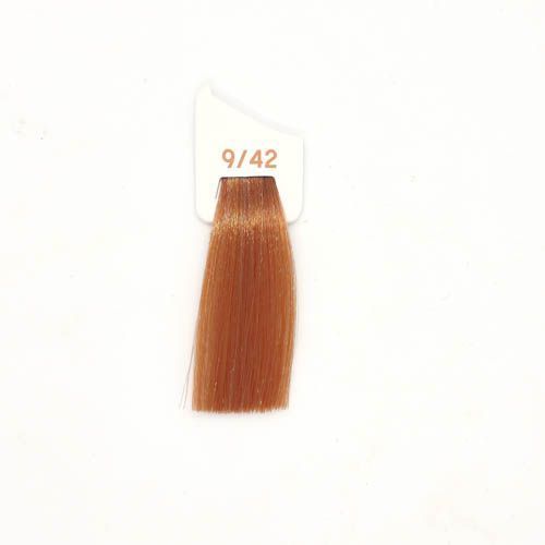 Крем-краска аммиачная для волос Inebrya Сolor №9/42 Very Light Blond Brandy 100 мл 00-00022349 фото