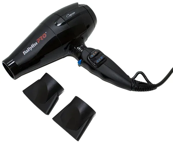 BaByliss Caruso черный профессиональный фен с насадками