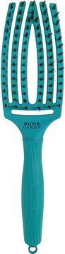Щетка для волос Olivia Garden FingerBrush Care Iconic Boar&Nylon Blue Lagoon 00-00025333 фото
