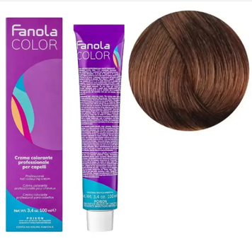 Крем-фарба для волосся Fanola №7/34 Medium blonde golden copper 100 мл 00-00003021 фото