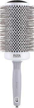 Брашинг для волосся Olivia Garden Expert Blowout Speed Wavy Bristles White & Grey 65 мм 00-00025340 фото