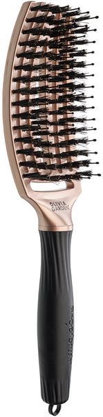 Щітка для волосся Olivia Garden FingerBrush Care Iconic Boar&Nylon Bronze 00-00025337 фото
