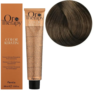 Крем-фарба безаміачна для волосся Fanola Oro Therapy №6/13 Dark Blonde Beige 100 мл 00-00003087 фото