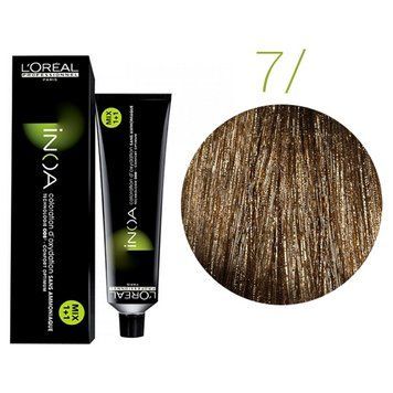 Крем-фарба для волосся Loreal Professionnel INOA 7 Глибокий блонд 60 мл 00-00004677 фото