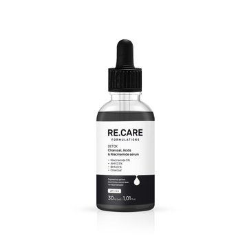 Сыворотка-детокс с углем и ниацинамидом Re.Care Detox Charcoal Acids&Niacinamide 30 мл 00-00025551 фото