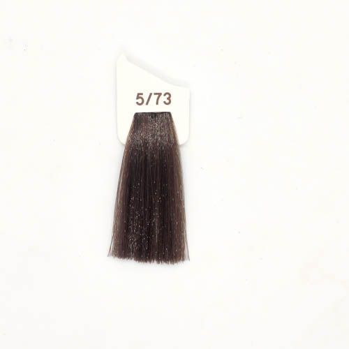 Крем-фарба аміачна для волосся Inebrya Сolor №5/73 Light Chestnut Brown Golden 100 мл 00-00021437 фото