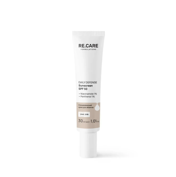 Крем солнцезащитный для лица Re.Care Daily Defense Sunscreen SPF 50 30 мл 00-00027538 фото