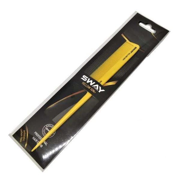 Гребінець з пластиковим хвостиком Sway Yellow Ion+ 002 00-00018046 фото