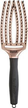Щітка для волосся Olivia Garden FingerBrush Care Iconic Boar&Nylon Bronze 00-00025337 фото