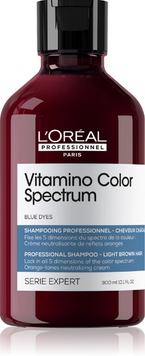 Шампунь для нейтралізації помаранчевих відтінків Loreal Vitamino Color Spectrum Blue Dyes 300 мл 00-00025300 фото
