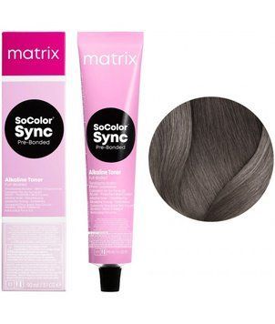 Крем-фарба без аміаку Matrix SoColor Pre-Bonded Alkaline Toner №6T Темний блондин титаніум 90 мл 00-00022287 фото