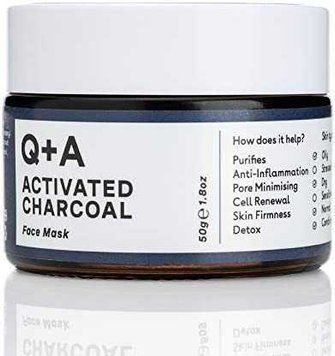 Маска для лица с активированным углем Q+A Activated Charcoal Face Mask 50 г 00-00022932 фото