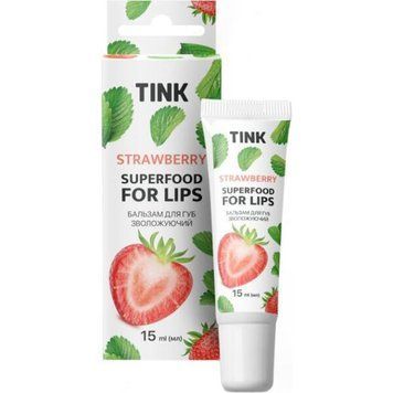 Бальзам для губ Tink Superfood For Lips Strawberry 15 мл 00-00021519 фото