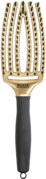 Щетка для волос Olivia Garden FingerBrush Care Iconic Boar&Nylon Gold 00-00025338 фото