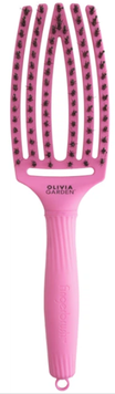 Щітка для укладки Olivia Garden Finger Brush Combo Boar&Nylon ThinkPink 2024 Bubble Pink 00-00027341 фото