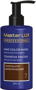 Маска тонуюча для волосся Master LUX Professional Hair Color Mask №7 Chocolate 200 мл 00-00024058 фото