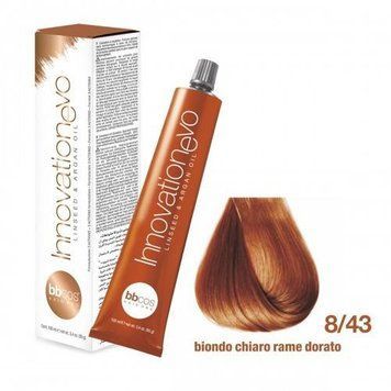Крем-краска для волос BBCos Innovation Evo №8.43 Light Copper Golden Blonde 100 мл 00-00023160 фото