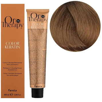 Крем-фарба безаміачна для волосся Fanola Oro Therapy №7/0 Blonde 100 мл 00-00003095 фото