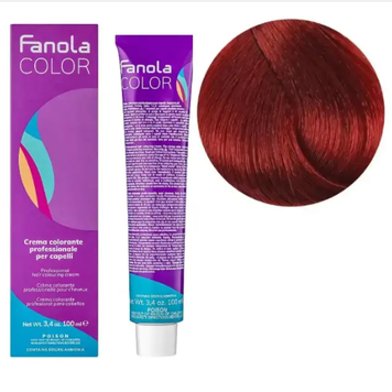 Крем-фарба для волосся Fanola №7/66 Dark blonde intense red 100 мл 00-00003026 фото