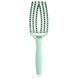 Щітка для волосся Olivia Garden FingerBrush Care Ionic Boar & Nylon Mint M 00-00025324 фото 1