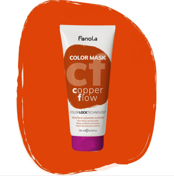 Маска тонирующая для волос Fanola Color Mask Copper Flow 200 мл 00-00024611 фото