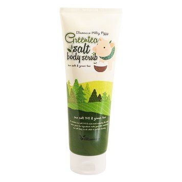 Скраб з екстрактом зеленого чаю Elizavecca Body Care Milky Piggy Greentea Salt Body Scrub 300 мл 00-00016765 фото