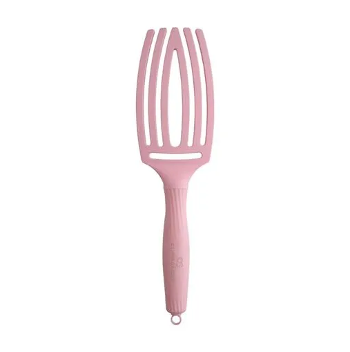 Щітка для укладки Olivia Garden Finger Brush Combo Boar&Nylon ThinkPink 2024 Soft Pink 00-00027340 фото