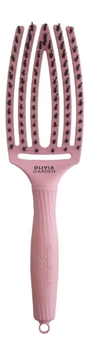 Щітка для укладки Olivia Garden Finger Brush Combo Boar&Nylon ThinkPink 2024 Soft Pink 00-00027340 фото