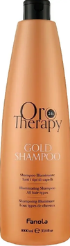 Шампунь увлажняющий с микрочастицами золота Fanola Oro Therapy Shampoo Oro Puro 1000 мл 00-00000295 фото