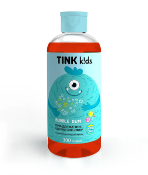 Пена для ванны, изменяющая цвет TINK KIDS Bubble Gum 300 мл 00-00025563 фото