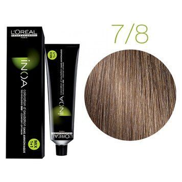 Крем-фарба для волосся Loreal Professionnel INOA 7/8 Блонд мокко 60 мл 00-00004703 фото