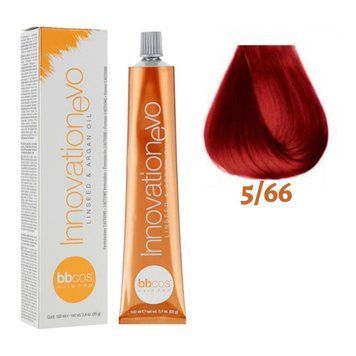 Крем-фарба для волосся BBCos Innovation Evo №5.66 Light Red Chestnut 100 мл (уцінка) 00-00023114 фото