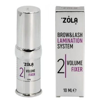 Состав для ламинирования бровей и ресниц Zola Brow&Lash Lamination System 02 Volume Fixer 10 мл 00-00021942 фото